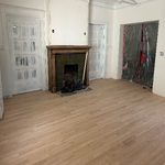 Meeting room floor and fireplace